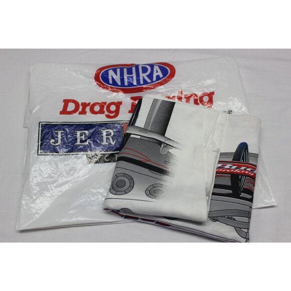 NHRA vintage 90s Kenny Bernstein Signed Bud King Aircraft Carrier AOP Shirt XL - Picture 8 of 14